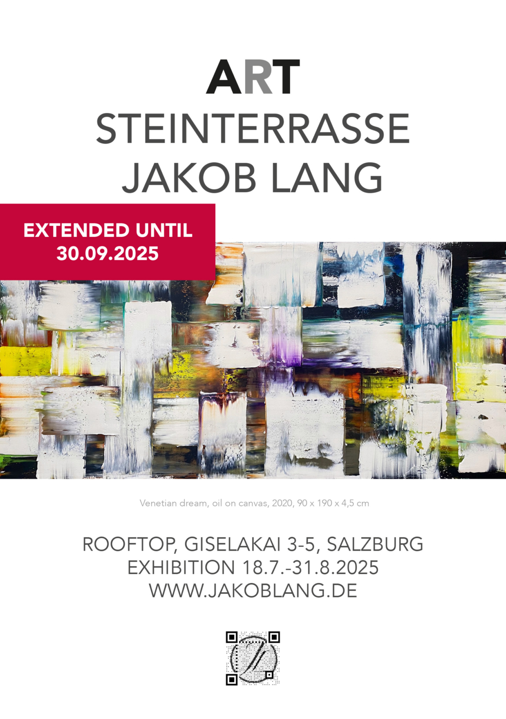 Steinterrasse Salzburg, Festpielzeit, Festspiele Salzburg, Hotel Stein, Kunst Salzburg, Festspielausstellung, Rooftop, Vernissage, Künstler, Jakob Lang, Künstler, Art, Kunst, color, modern, Gemälde, Senns Salzburg, artwork, gallery, Ausstellung