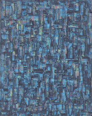 Jakob Lang, Morgenröte, Künstler, Art, Kunst, Acryl, acrylic, rhythm, Rhythmus, Pop Art, Bunt, color, Spachteltechnik, Leinwand, canvas, squeegee, modern, Gemälde, artwork, studio, Atelier, gallery
