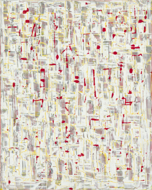 Jakob Lang, Künstler, Art, Rot Weiß, Kunst, Acryl, acrylic, rhythm, Rhythmus, Pop Art, Bunt, color, Spachteltechnik, Leinwand, canvas, squeegee, modern, Gemälde, artwork, studio, Atelier, gallery
